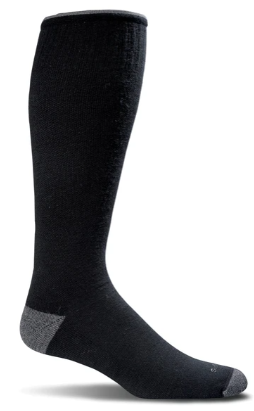 Men's Elevation Compression Socks (20-30mmHG) Black by Sockwell