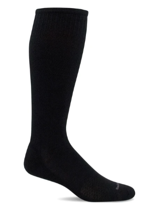 Men's Featherweight Compression Socks (15-20mmHG) Black by Sockwell